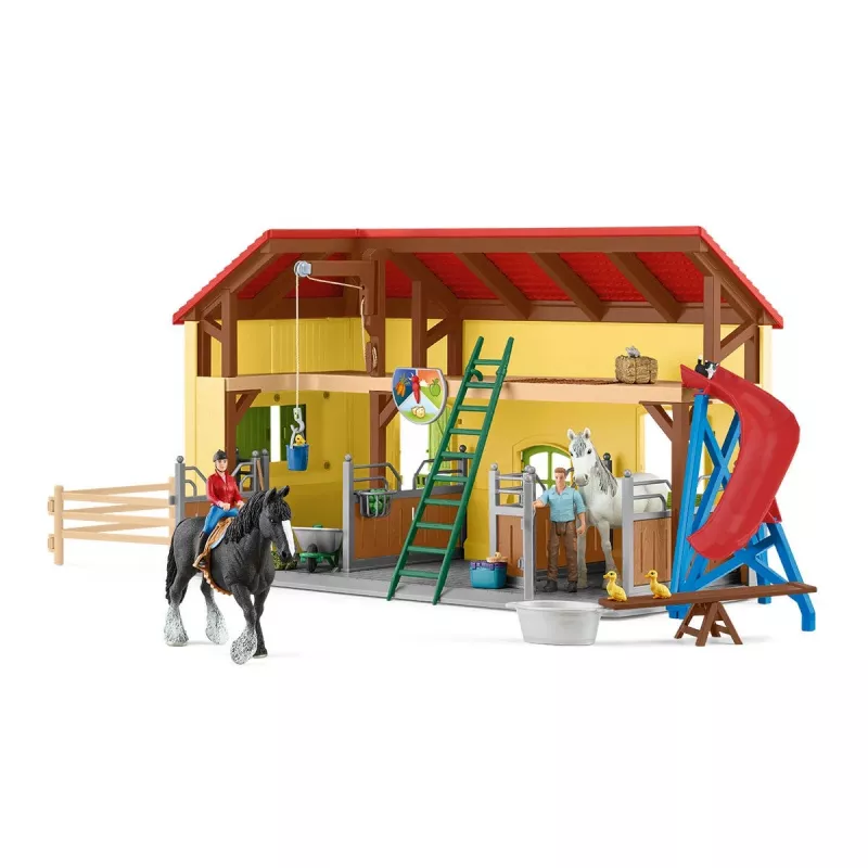schleich FARM WORLD Arklidė su ūkiu
