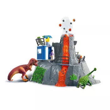 Schleich Dinosaurs Vulkano Ekspedicijos Bazinė Stovykla Daugiaspalvis 42564