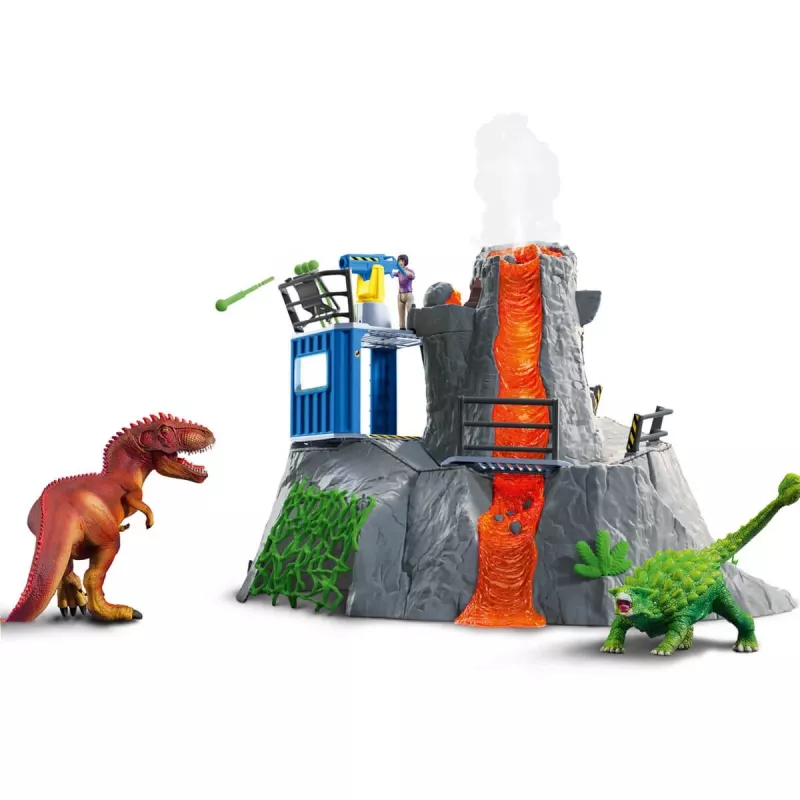 Schleich Dinosaurs Vulkano Ekspedicijos Bazinė Stovykla Daugiaspalvis 42564
