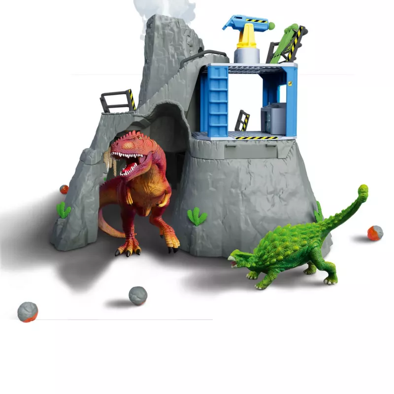 Schleich Dinosaurs Vulkano Ekspedicijos Bazinė Stovykla Daugiaspalvis 42564