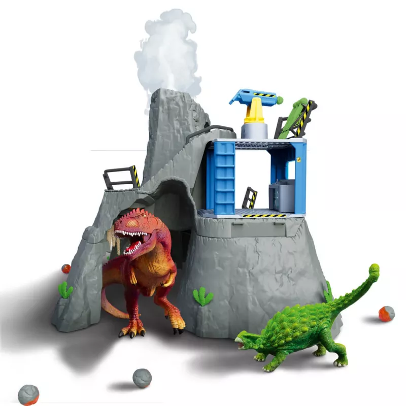 Schleich Dinosaurs Vulkano Ekspedicijos Bazinė Stovykla Daugiaspalvis 42564