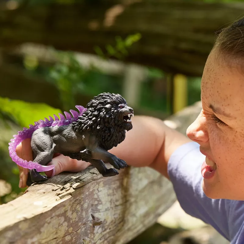 Figūrėlė Schleich ELDRADOR CREATURES Šešėlių Liūtas 42555 kolekcinis žaislas