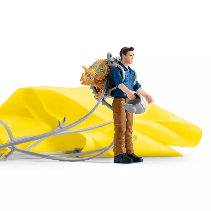 Schleich Parachute Rescue gelbėjimo rinkinys, 4 m., įvairiaspalvis