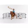 Schleich Cowgirl Team Roping Fun žaidimo rinkinys, 3–8 m., įvairių spalvų