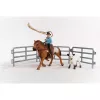 Schleich Cowgirl Team Roping Fun žaidimo rinkinys, 3–8 m., įvairių spalvų