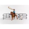 Schleich Cowgirl Team Roping Fun žaidimo rinkinys, 3–8 m., įvairių spalvų