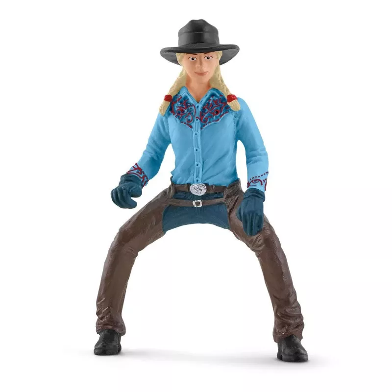 Schleich Cowgirl Team Roping Fun žaidimo rinkinys, 3–8 m., įvairių spalvų
