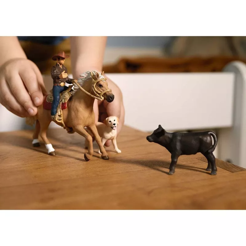 schleich Vakarų Jodinėjimo Nuotykiai, 3 m., Įvairiaspalvis