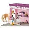 Schleich Sofia’s Beauties arklio kirpyklos palapinė – mobilus žaidimų rinkinys, rekomenduojamas amžius 3–8