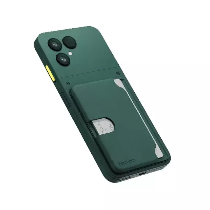Kortelių laikiklis Fairphone mobiliojo telefono dėklui – modelis F6CRDH-1GR-WW1, žalias, plastikinis, 73,1×106,5×8,4 mm