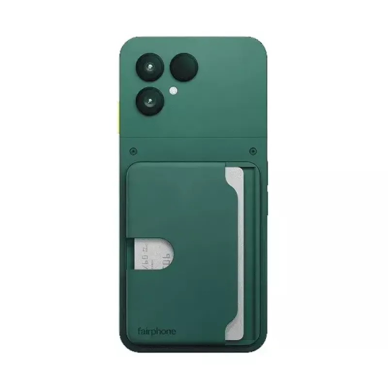 Kortelių laikiklis Fairphone mobiliojo telefono dėklui – modelis F6CRDH-1GR-WW1, žalias, plastikinis, 73,1×106,5×8,4 mm
