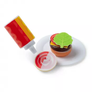 Melissa & Doug Flip & Fry Grill žaidimų rinkinys su Water WOW spalvų keitimo maistu