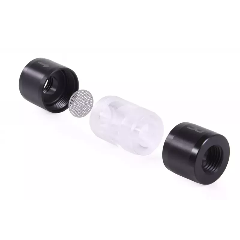 Kompiuterinė vandens aušinimo sistema Alphacool 29142 Acetal Acrylic Black Transparent 1/4 colio