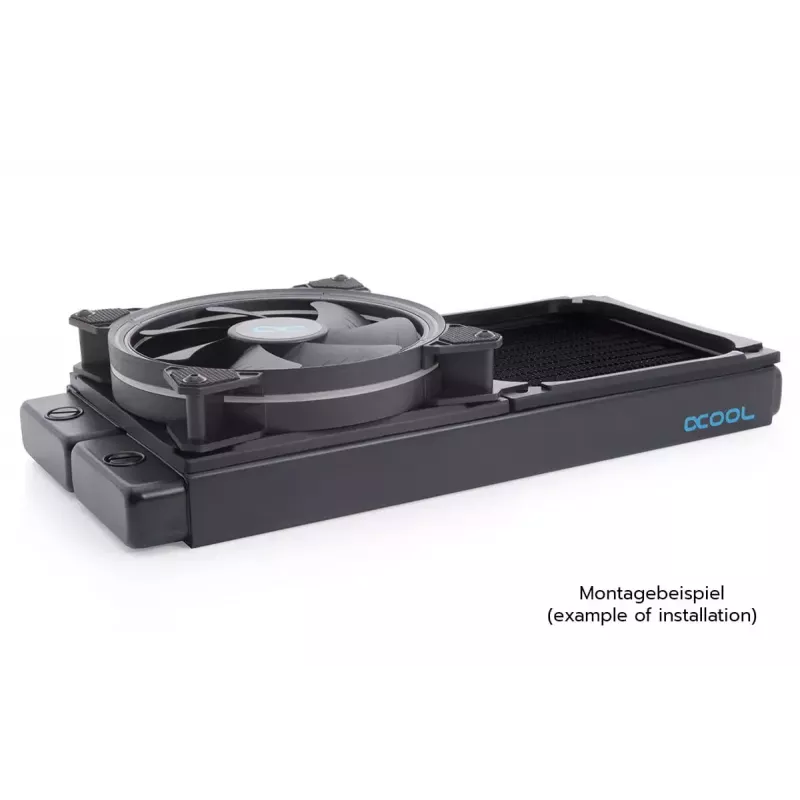 Aušinimo sistema Alphacool 24831 Silikoninis juodas 14 cm ventiliatorius
