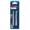 Pjūklelio ašmenys Bosch T128BHM Carbide 2 vnt. laminatui PVC