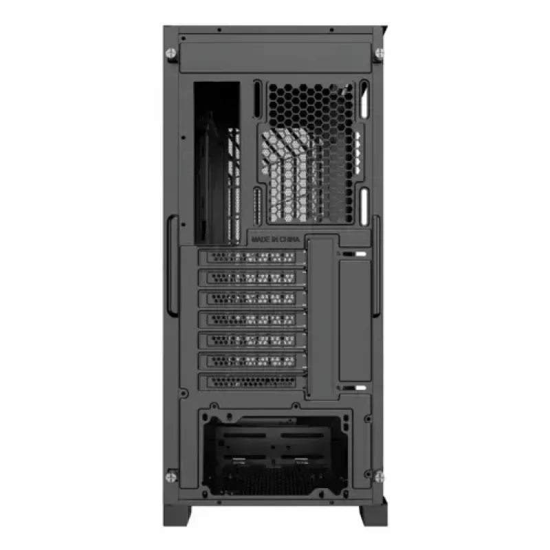 Korpusas XILENCE Performance A+ BREEZE II (MIDI Tower) – juodas, grūdintas stiklas, ATX/Micro-ATX/Mini-ITX, 3x140mm priekyje, 1x120mm gale