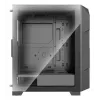 Korpusas XILENCE Performance A+ BREEZE II (MIDI Tower) – juodas, grūdintas stiklas, ATX/Micro-ATX/Mini-ITX, 3x140mm priekyje, 1x120mm gale