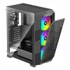 Korpusas XILENCE Performance A+ BREEZE II (MIDI Tower) – juodas, grūdintas stiklas, ATX/Micro-ATX/Mini-ITX, 3x140mm priekyje, 1x120mm gale