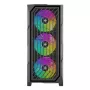 Korpusas XILENCE Performance A+ BREEZE II (MIDI Tower) – juodas, grūdintas stiklas, ATX/Micro-ATX/Mini-ITX, 3x140mm priekyje, 1x120mm gale
