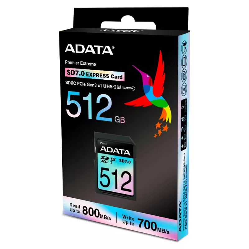 „Flash“ atminties kortelė ADATA 512 GB SDXC UHS-I Premier Extreme