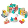 Melissa & Doug MDT BBN Blockables Town Pyst GML, 73 dalių, plastikas, medis