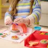 Kinetic Sand SquishPizza kylanti picos krosnelė, kūrybinis rinkinys, 1 svaras smėlio, 5 įrankiai, vaikų žaislas