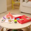 Kinetic Sand SquishPizza kylanti picos krosnelė, kūrybinis rinkinys, 1 svaras smėlio, 5 įrankiai, vaikų žaislas