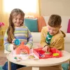 Kinetic Sand SquishPizza kylanti picos krosnelė, kūrybinis rinkinys, 1 svaras smėlio, 5 įrankiai, vaikų žaislas