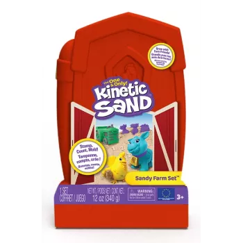 Spin Master Kinetic Sand - Sandy Farm Set, Spielsand