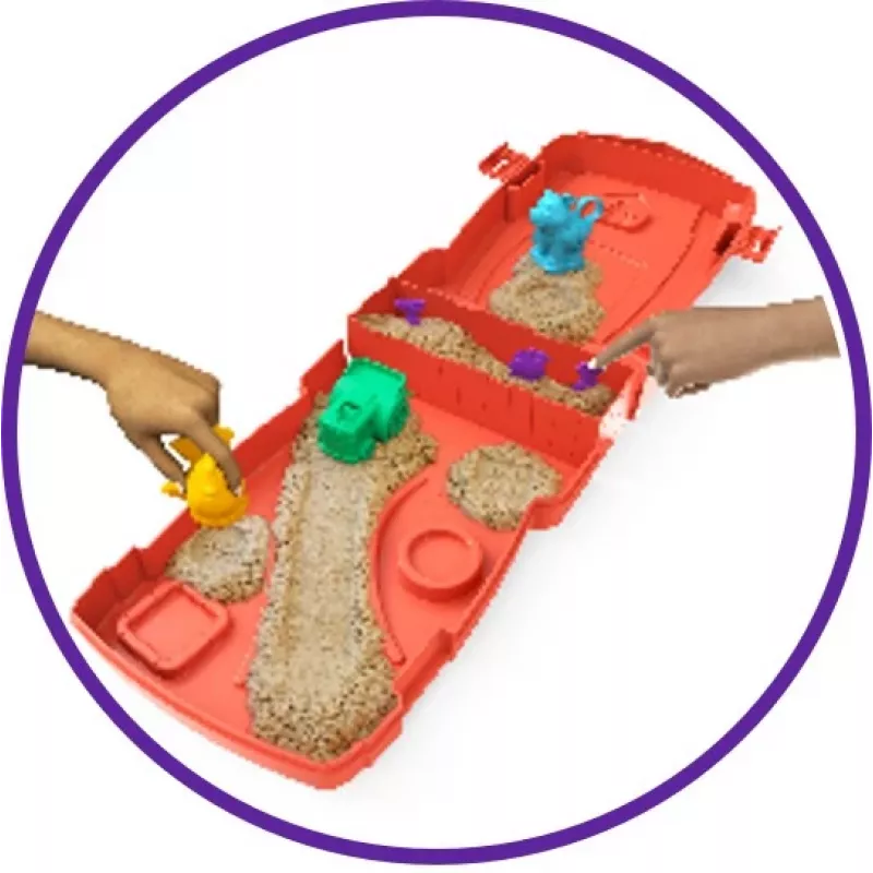 Spin Master Kinetic Sand - Sandy Farm Set, Spielsand