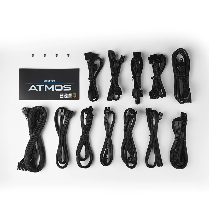 Chieftec Atmos maitinimo blokas 750 W 20+4 pin ATX ATX juodas