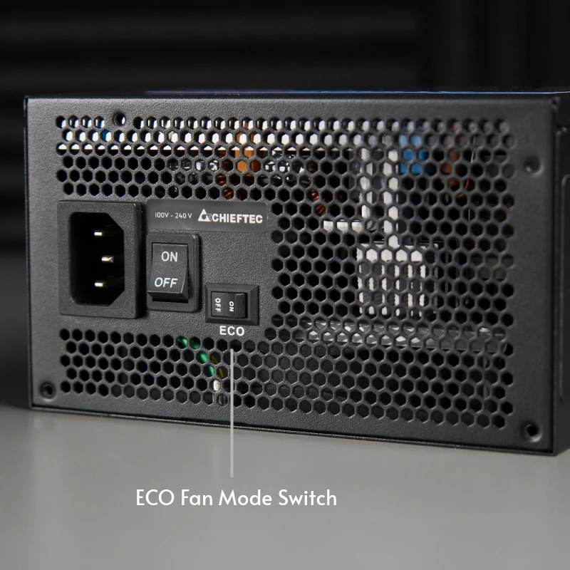 Chieftec Atmos maitinimo blokas 850 W 20+4 pin ATX ATX Juodas
