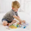Melissa & Doug MDT MSK Latches Board Display GML – medinė lavinamoji lenta su skląsčiais, 3 m., įvairiaspalvė