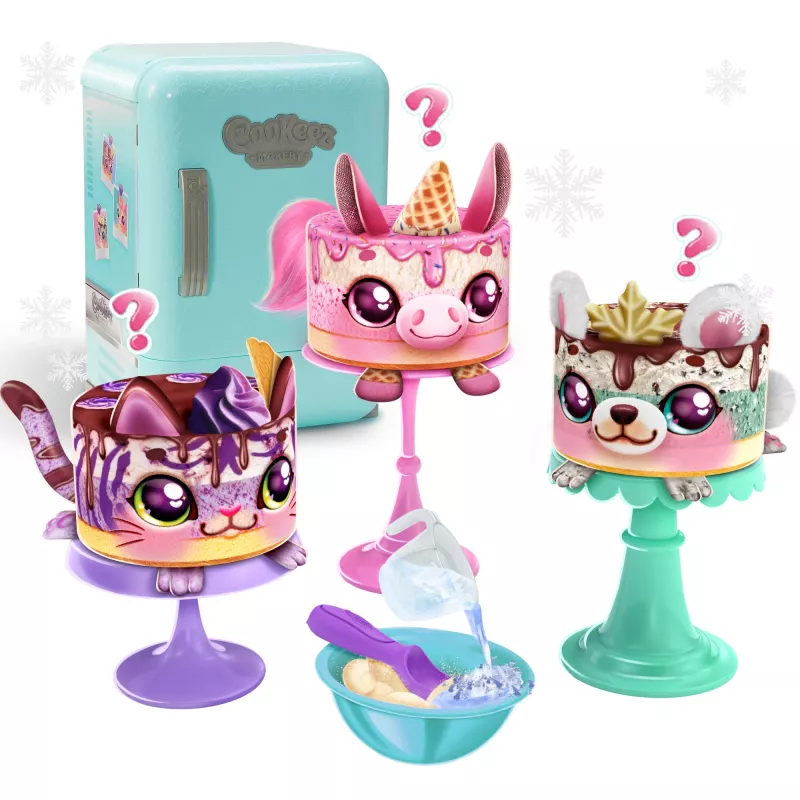 Moose Toys Cookeez Makery Freezy Cakez – kūrybinis rinkinys su garsu, 5+ metų