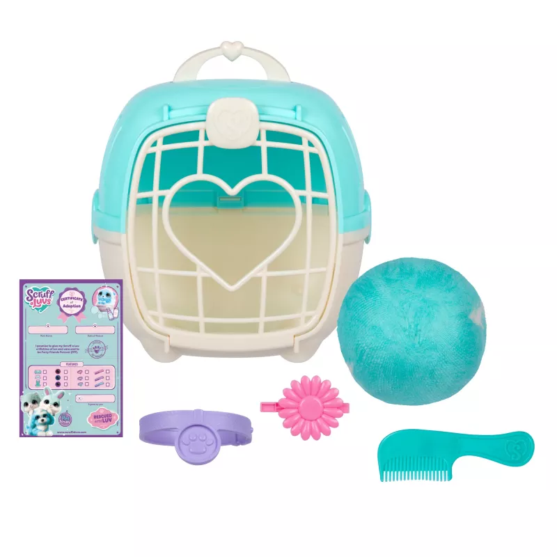 Minkštas žaislas šunims Scruff-a-Luvs Pet Scruffs vienetinis mėlynas