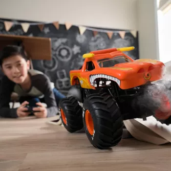 Monster Jam El Toro Loco RC Monster Truck su dūmų efektu, 1:15 skalė, žaislas vaikams nuo 3 metų