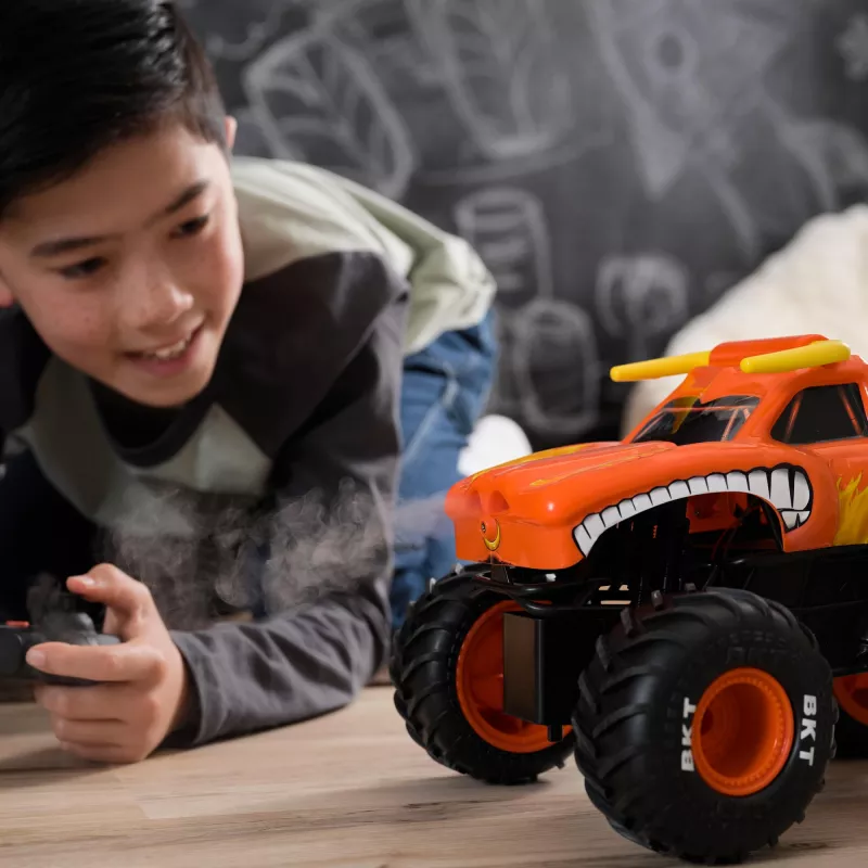 Monster Jam El Toro Loco RC Monster Truck su dūmų efektu, 1:15 skalė, žaislas vaikams nuo 3 metų