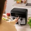 Karšto oro gruzdintuvė Cecotec Cecofry Dual 9000 9 L 2850 W Juoda Nerūdijantis plienas