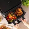 Karšto oro gruzdintuvė Cecotec Cecofry Dual 9000 9 L 2850 W Juoda Nerūdijantis plienas