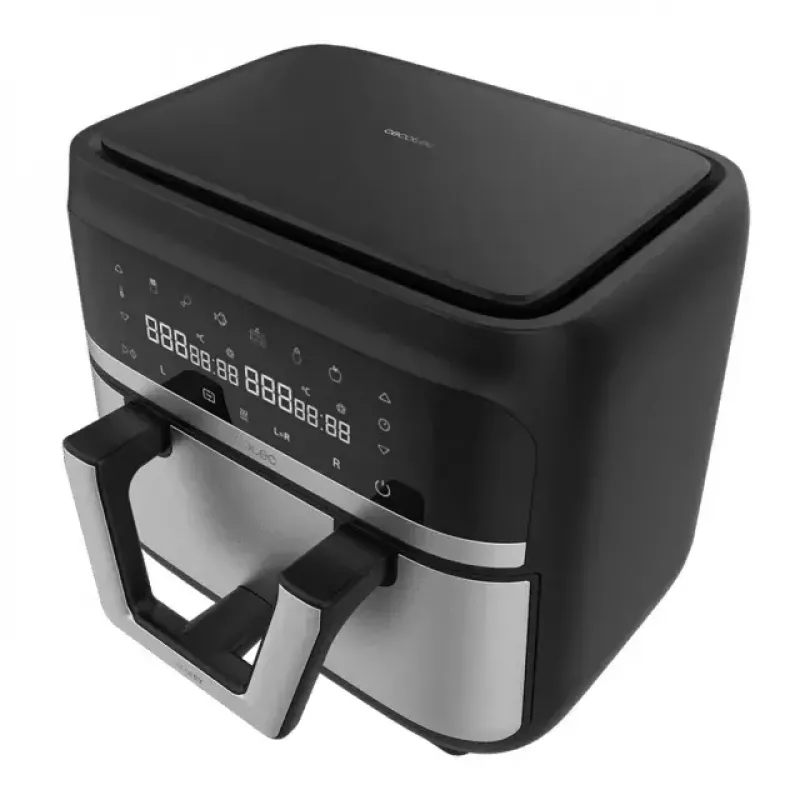 Karšto oro gruzdintuvė Cecotec Cecofry Dual 9000 9 L 2850 W Juoda Nerūdijantis plienas
