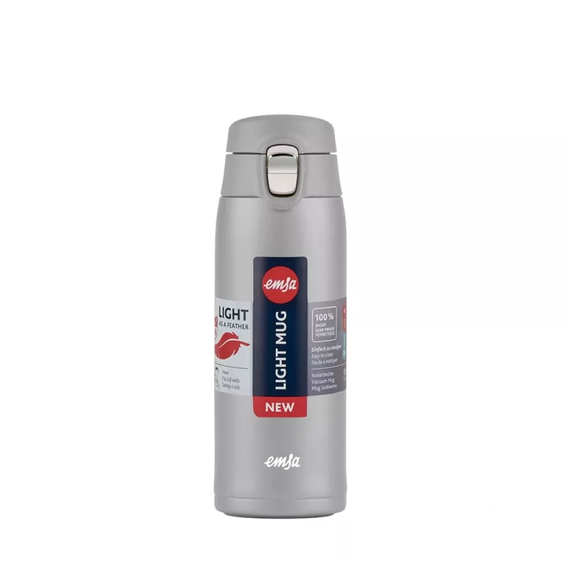 EMSA Light puodelis 400 ml sidabrinis