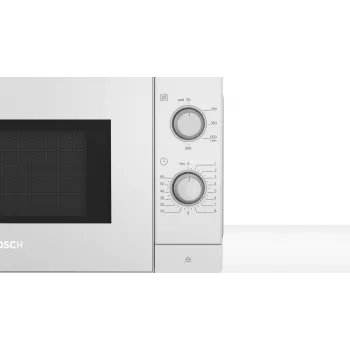 Bosch Serie 2 FL020MW0 Baltas Solo mikrobangų krosnelė, stalviršinė, 20 L, 800 W