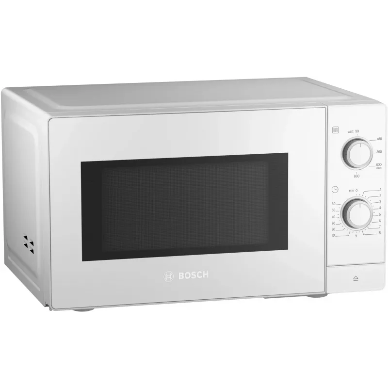 Bosch Serie 2 FL020MW0 Baltas Solo mikrobangų krosnelė, stalviršinė, 20 L, 800 W