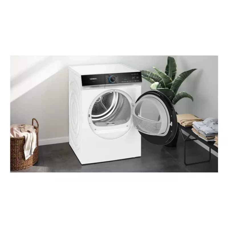 Siemens WR47B2C40 džiovinimo mašina, laisvai pastatoma, priekinė pakrova, 9 kg, balta