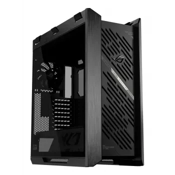 Korpusas ASUS ROG Strix Helios II Midi Tower — ATX/Midi Tower, grūdintas stiklas, 420 mm GPU, 3x140 mm priekiniai ventiliatoriai, USB-C