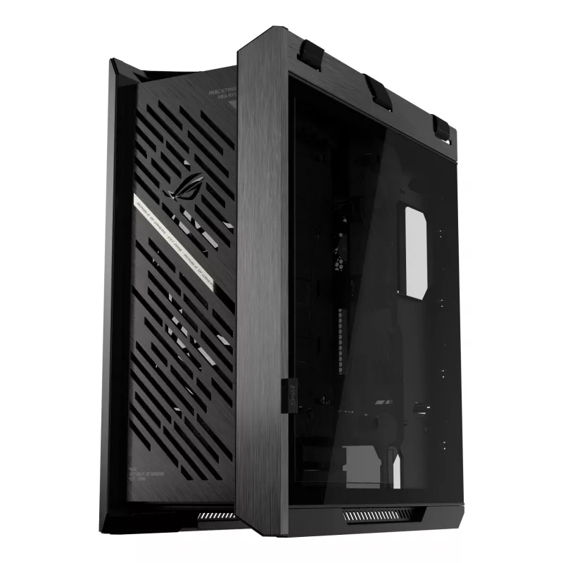 Korpusas ASUS ROG Strix Helios II Midi Tower — ATX/Midi Tower, grūdintas stiklas, 420 mm GPU, 3x140 mm priekiniai ventiliatoriai, USB-C