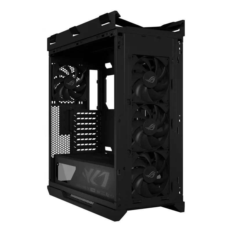 Korpusas ASUS ROG Strix Helios II Midi Tower — ATX/Midi Tower, grūdintas stiklas, 420 mm GPU, 3x140 mm priekiniai ventiliatoriai, USB-C