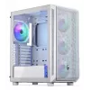 Korpusas ENDORFY ARX 500 ARGB White Midi Tower, grūdintas stiklas, ATX/Micro-ATX/Mini-ITX, 3x140mm + 1x140mm, 1×3.5 inch + 6×2.5 inch