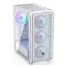 Korpusas ENDORFY ARX 500 ARGB White Midi Tower, grūdintas stiklas, ATX/Micro-ATX/Mini-ITX, 3x140mm + 1x140mm, 1×3.5 inch + 6×2.5 inch
