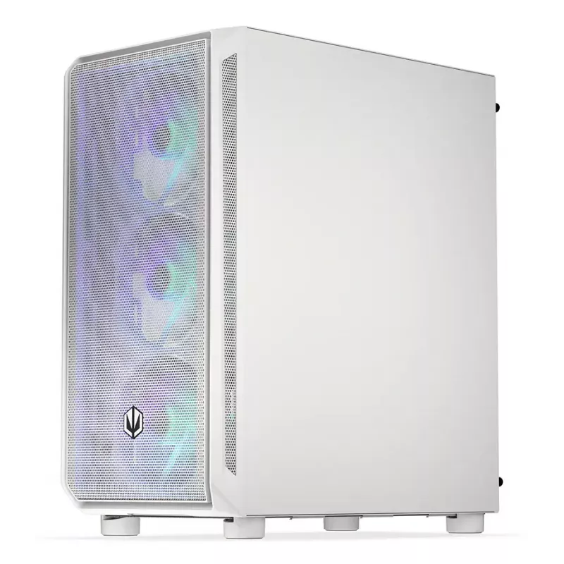 Korpusas ENDORFY ARX 500 ARGB White Midi Tower, grūdintas stiklas, ATX/Micro-ATX/Mini-ITX, 3x140mm + 1x140mm, 1×3.5 inch + 6×2.5 inch